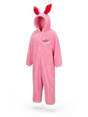 A Christmas Story Pink Bunny Suit Onesie – Adult Size large